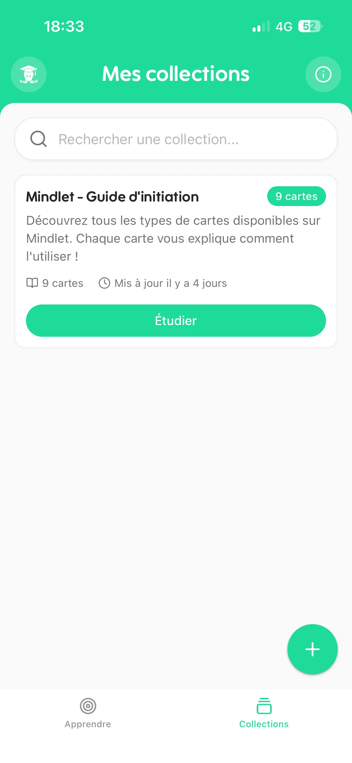 Liste des collections